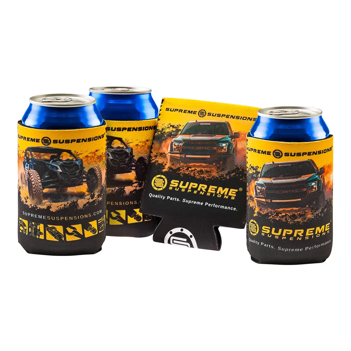 Supreme Suspensions® 3Mm Neoprene Waterproof Koozie Cold Drink Holder - 4Pk 1
