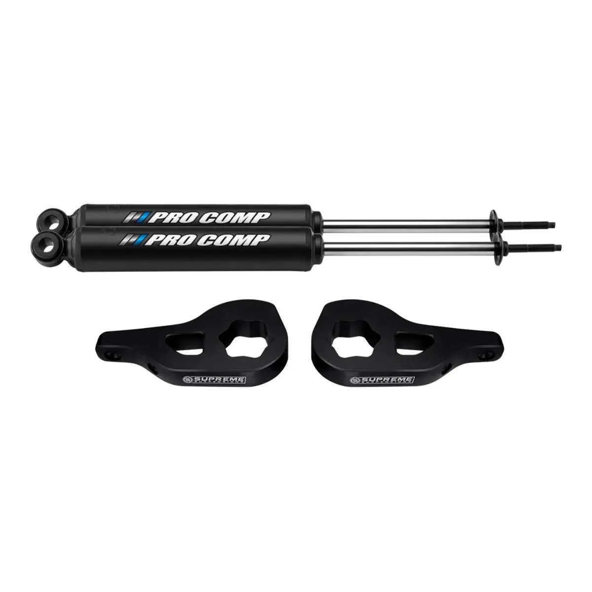 2002-2005 Dodge Ram 1500 Front Suspension Leveling Kit With Extended Pro Comp Shocks 4Wd 1