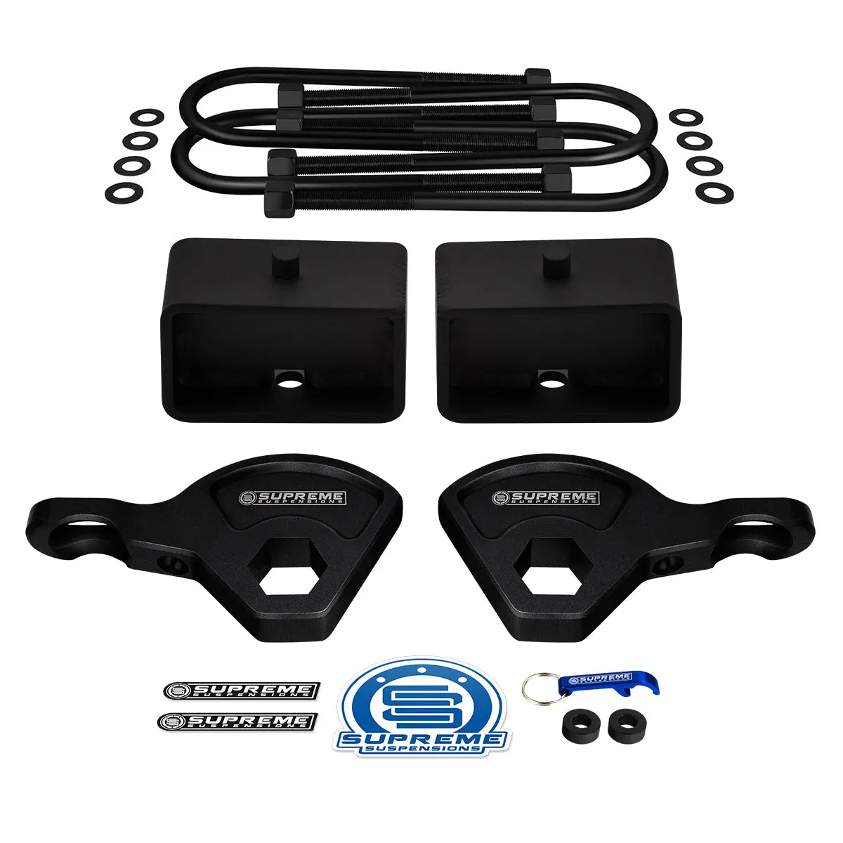 1987-2004 Dodge Dakota 4Wd (9.25" Rear Axle) Full Suspension Lift Kit | Includes Supreme's New Hd Steel Lift Blocks! 4