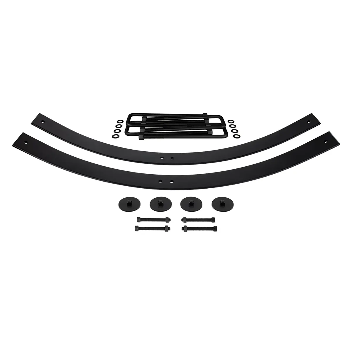 Steel 2" Rear Level Lift Fits 2004-2020 Ford F150 Long Add-A-Leaf Kit U-Bolts 1