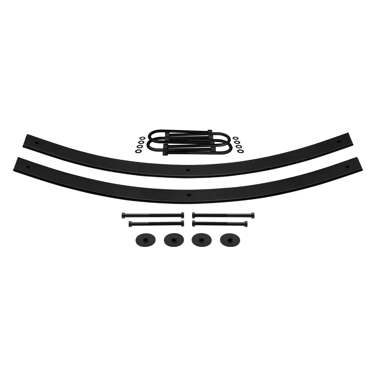 1.5"-2" Rear Level Lift Kit Add-A-Leafs + U-Bolts For 1997-2003 F-150 2Wd 1