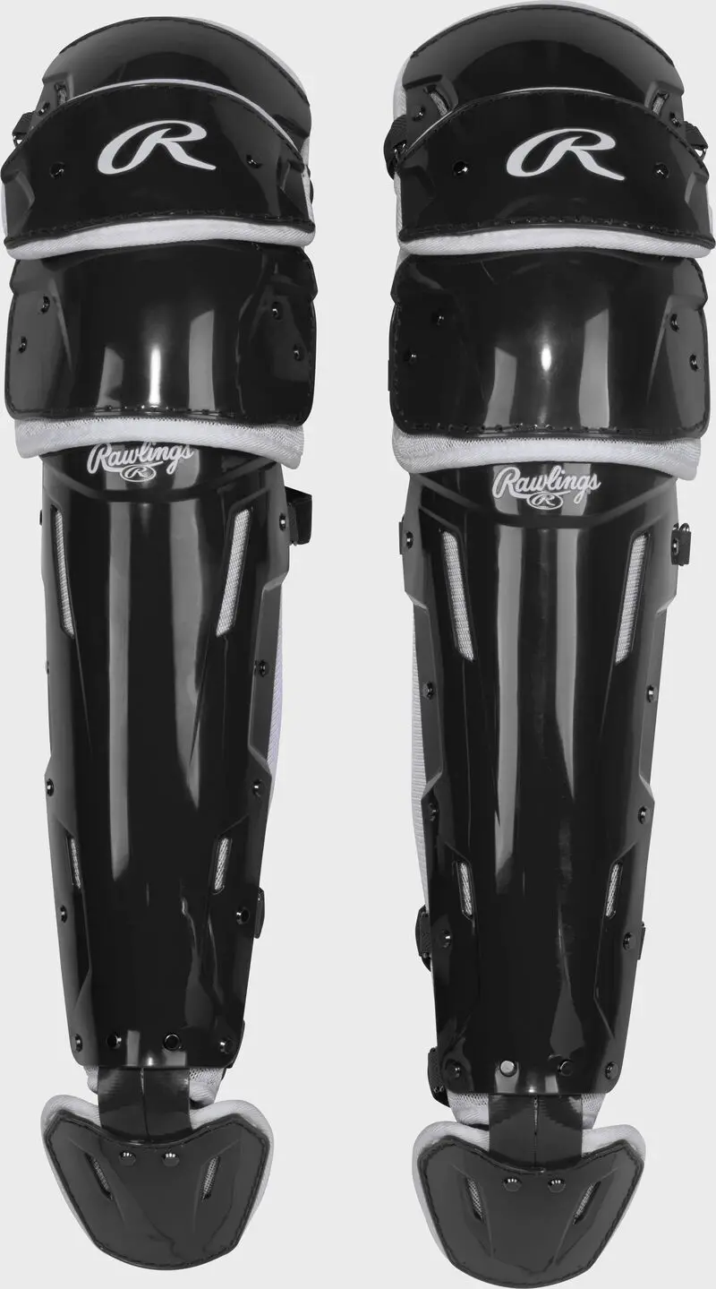 Rawlings Mach Pro Series Catchers Leg Guards - Black 1