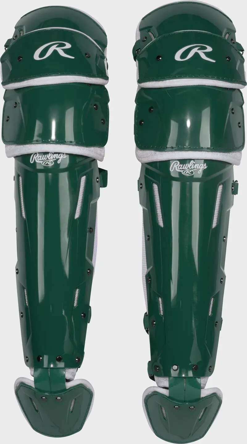 Rawlings Mach Pro Series Catchers Leg Guards - Green 1
