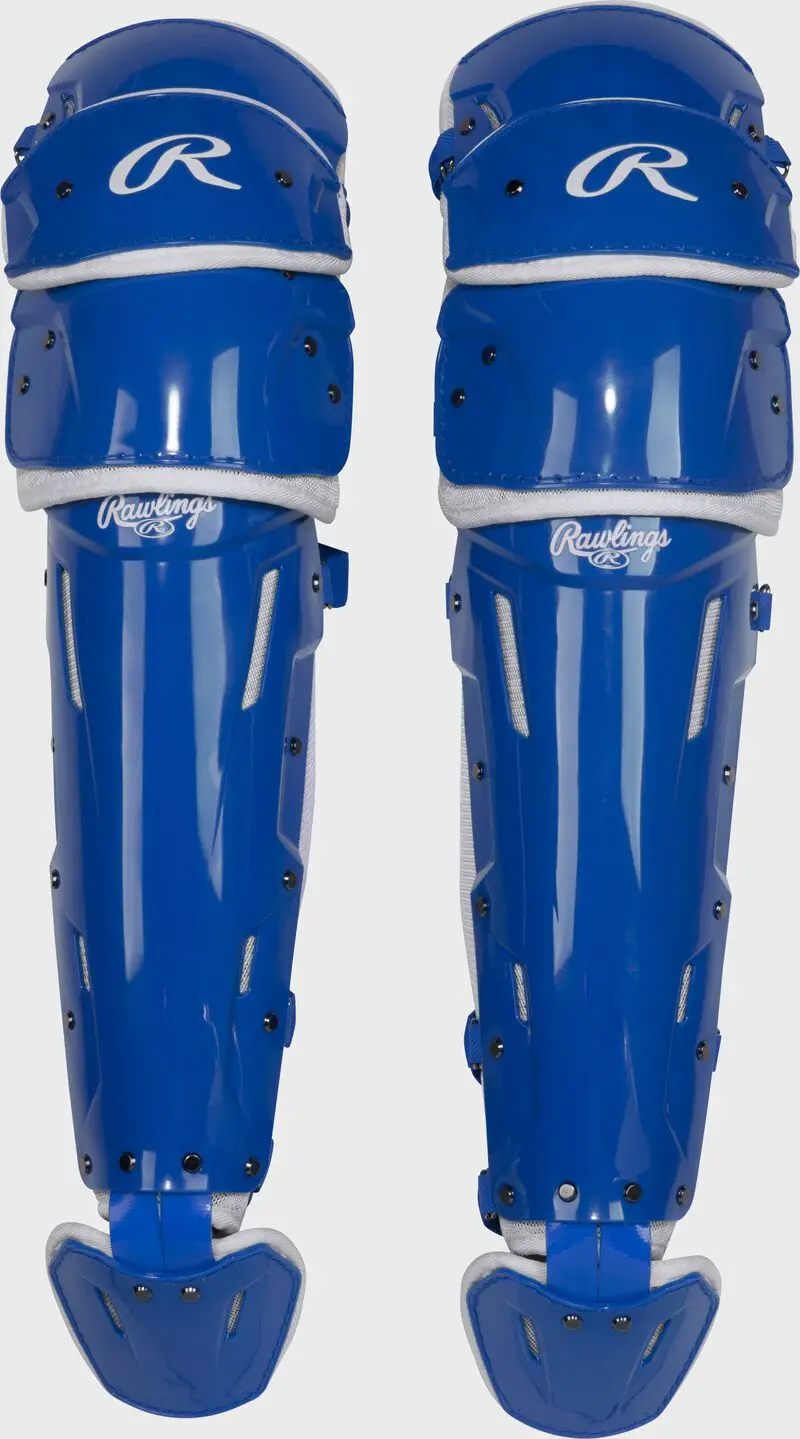 Rawlings Mach Pro Series Catchers Leg Guards - Royal 1