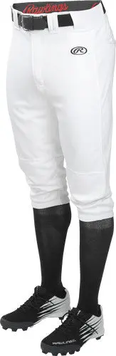 Rawlings Launch Knickers – Lightweight White Baseball Knicker Pants
