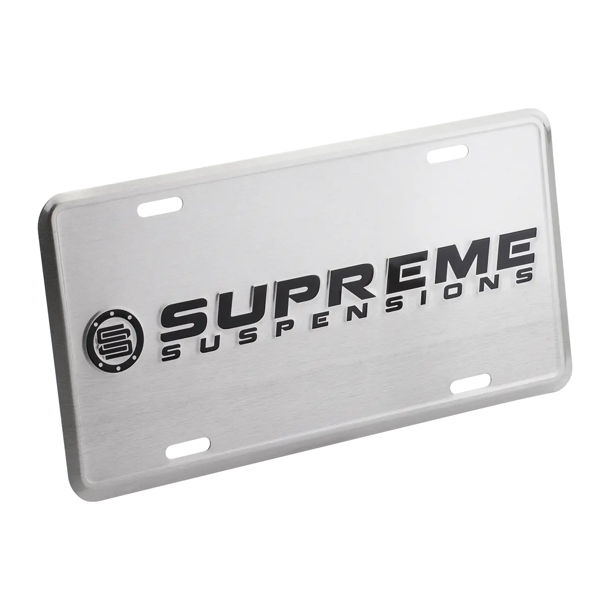 Supreme Suspensions® Aluminum License Plate 1