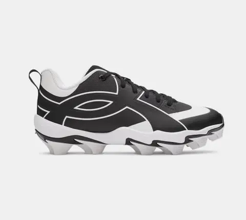 Under Armour Leadoff Icon Low Youth Cleat - Black 1