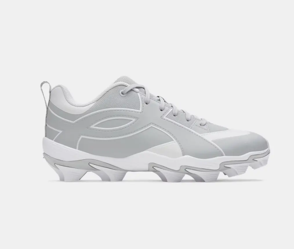 Under Armour Leadoff Icon Low Adult Cleat - Grey 1