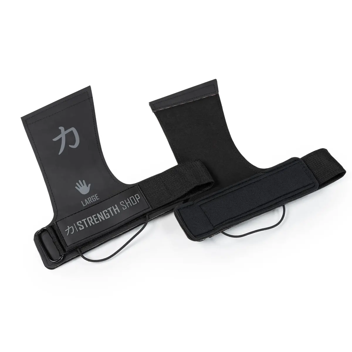 Kevlar Lifting Grips, Black 1