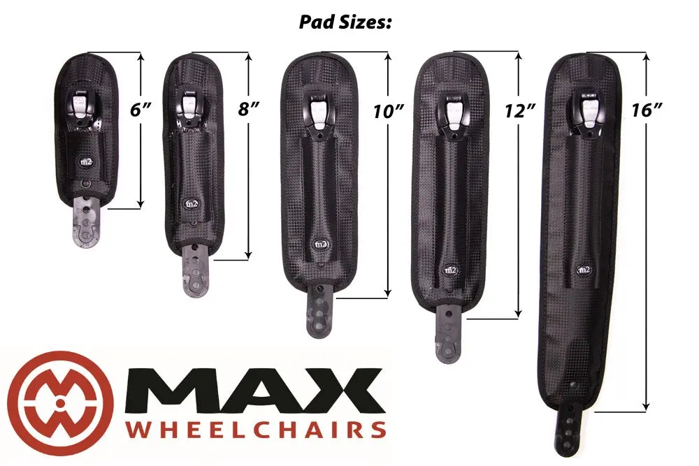 M2 Padded Single Ratchet Straps For Everyday And Wheelchair Sports Use. 4