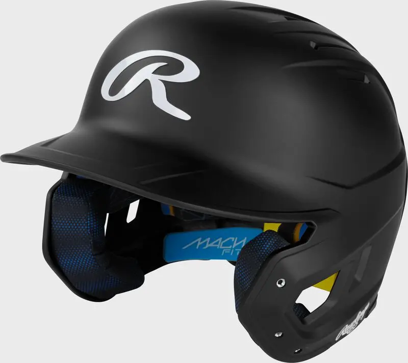 Rawlings Mach Fit Batting Helmet - Matte Black 1