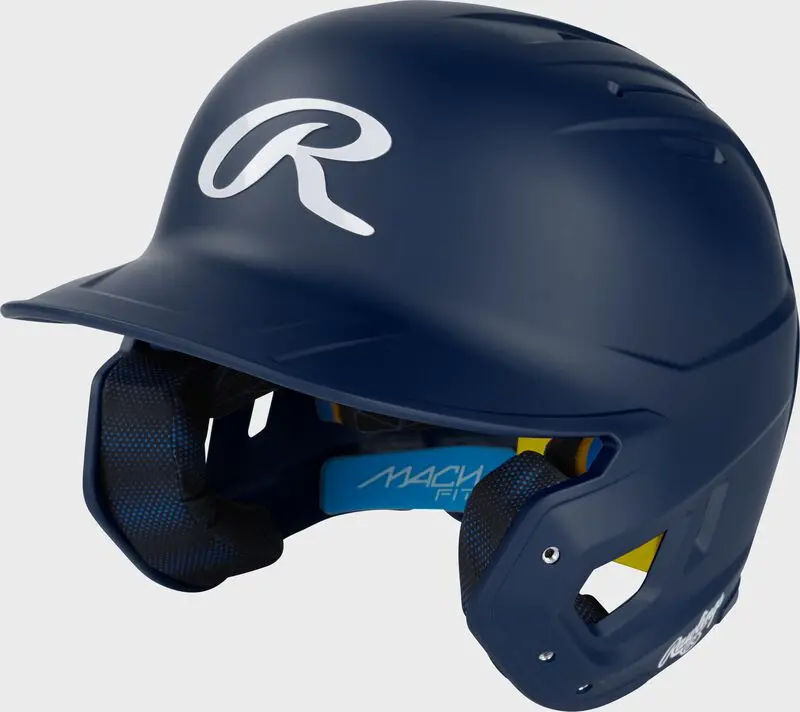 Rawlings Mach Fit Batting Helmet - Matte Navy 1