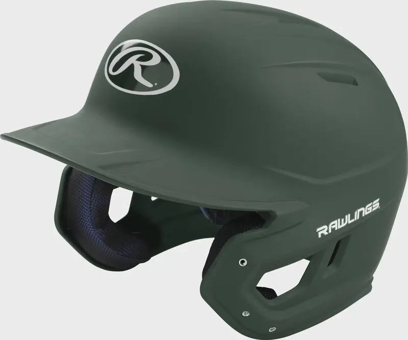 Rawlings Mach Batting Helmet - Matte Green 1