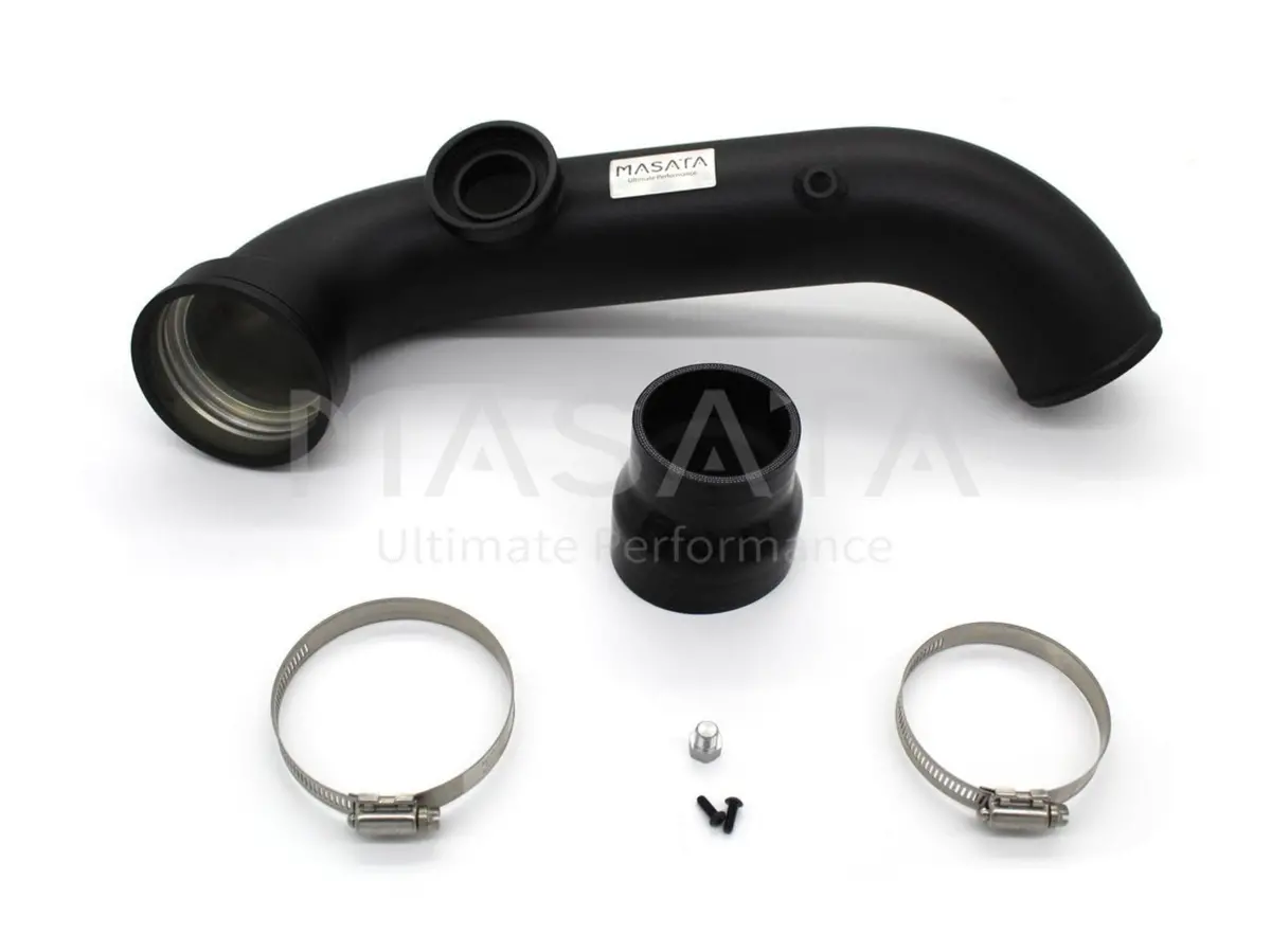 Masata Bmw N54 E82 E90 E92 Aluminium Chargepipe With Hks Bov Blow Off Valve (1M, 135I & 335I) 1