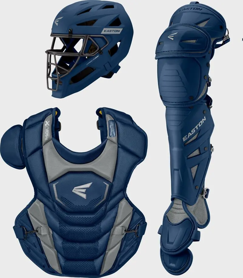 Easton Mav X Box Set - Small- Catchers Set - Navy 1