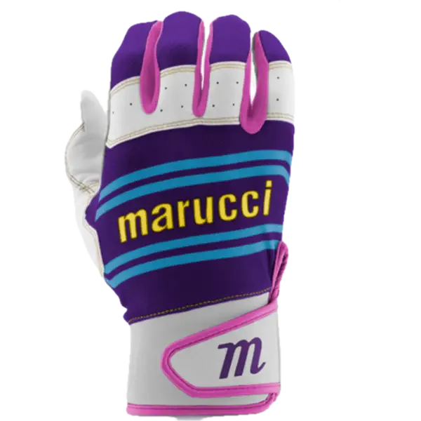 Marucci Swift Lite Purple/Pink Batting Gloves - Adult 1