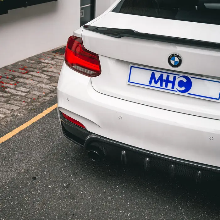 Mhc+ Bmw M2/2 Series M4 Style Rear Spoiler In Pre Preg Carbon Fibre – F87/F22 2