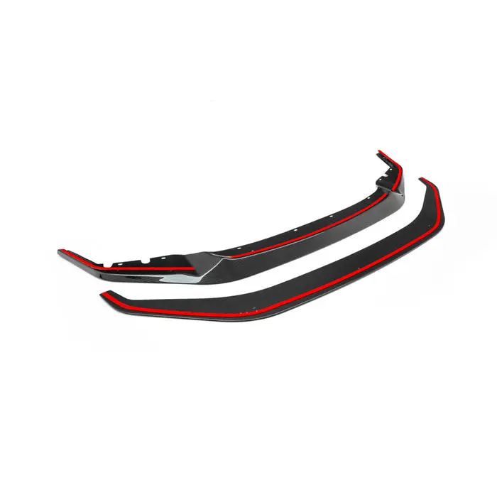 Mhc+ Bmw M2 Competition S55 Gt Style Front Splitter In Gloss Pre Preg Carbon Fibre – F87c 1