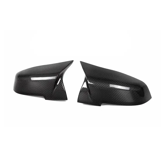 Mhc+ Bmw M-Style Wing Mirror Replacement Covers In Pre Preg Gloss Carbon Fibre For M-Lites 1