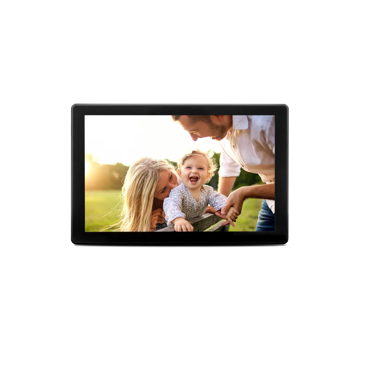 Minolta 10.1 Inch Battery Powered Touchscreen Smart Digital Frame With Frameo App And Charging Dock 1