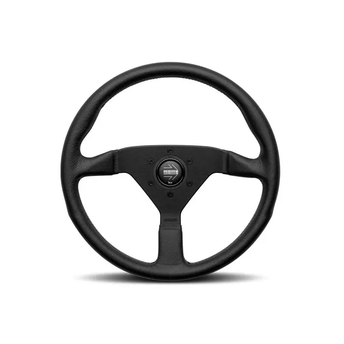 Momo Montecarlo Steering Wheel In Black Leather 1