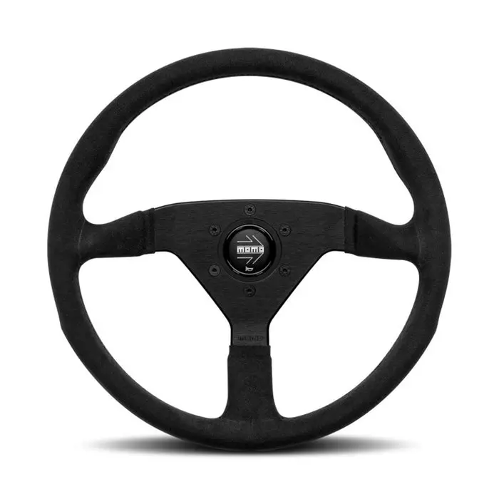 Momo Montecarlo Steering Wheel In Black Microfibre 1