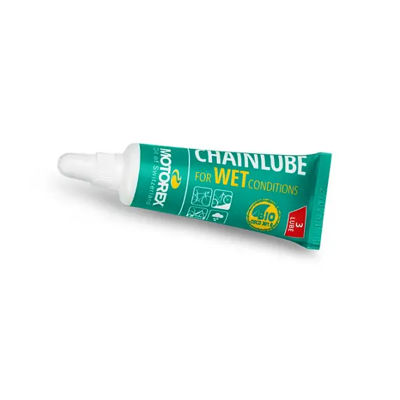 Motorex Chainlube 50 Pack Wet Conditions Tube 5Ml 1