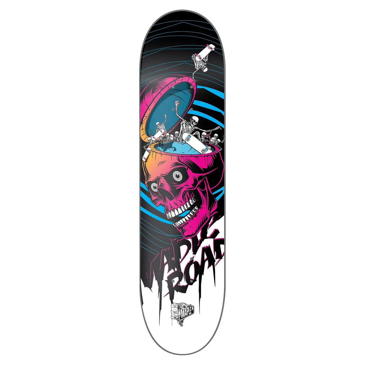 Maple Road Purple Skull Skateboard Deck Available 7.75 Inch To 8.75 Inch Wide 1