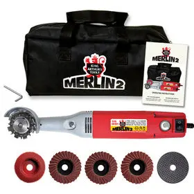 Merlin 2 Universal Woodcarving Set #10005, Variable Speed And 6 Accessories 1