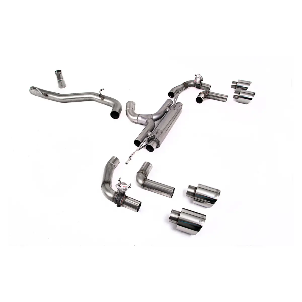 Milltek Sport Volkswagen Golf R Race Opf Back Exhaust System (Mk8) 1