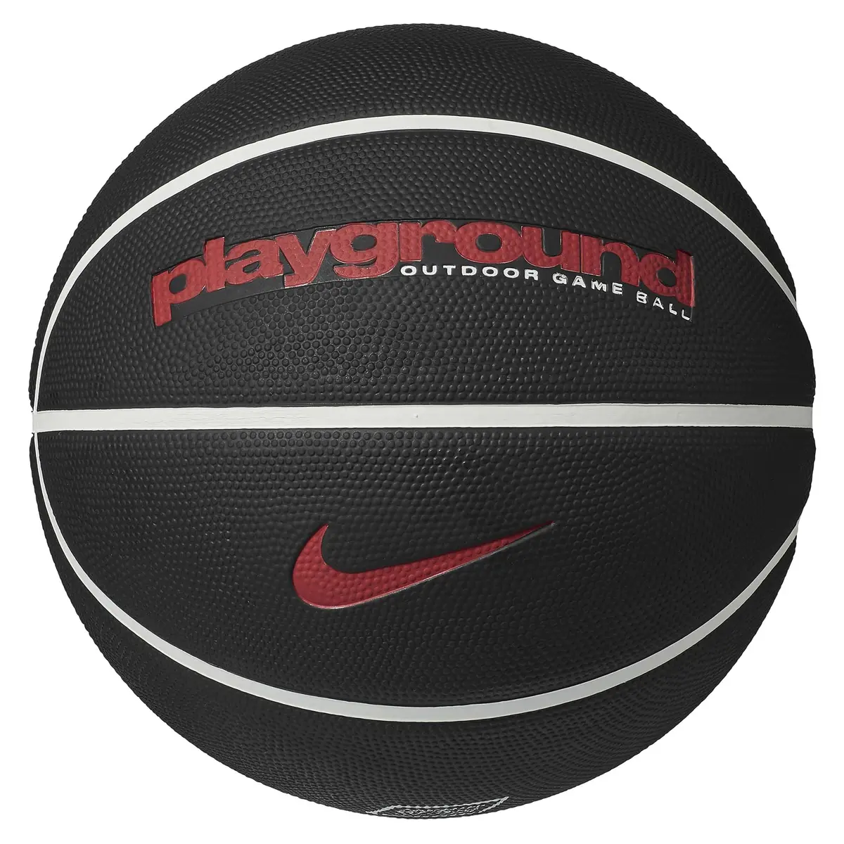 Nike Playground Full Basketball | Black/White/Red 1