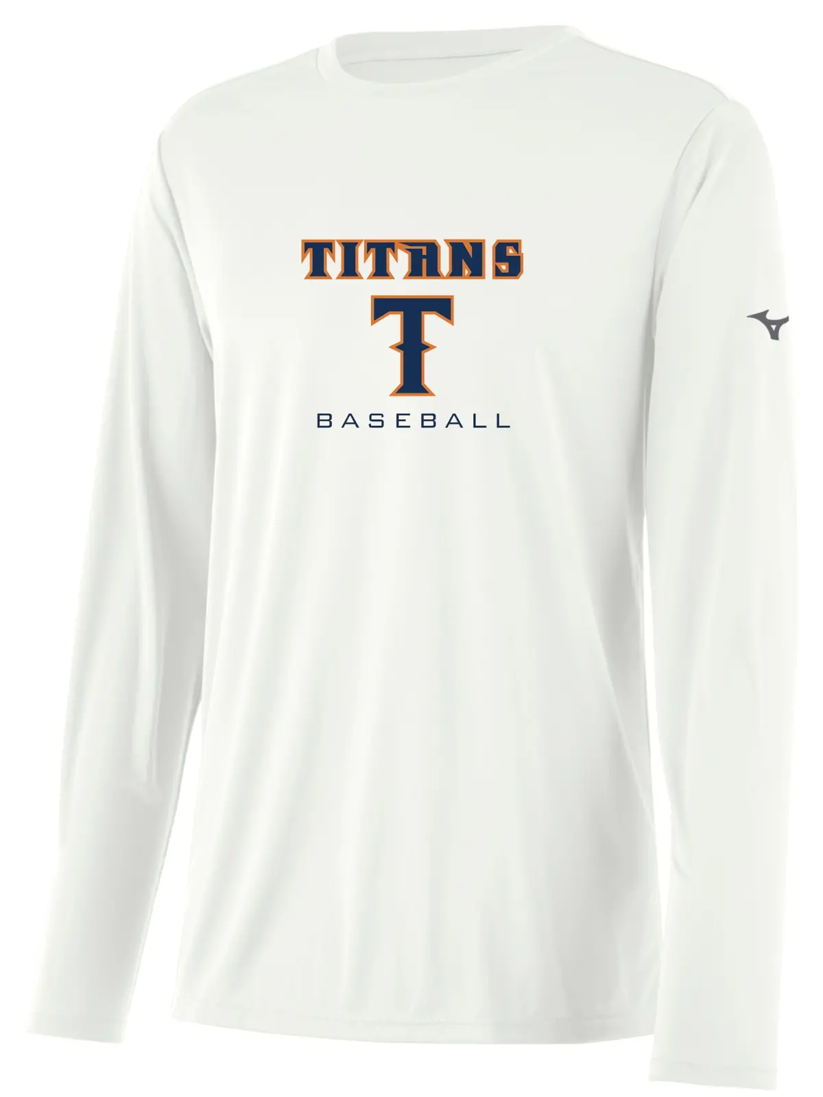 Mizuno Nxt Long Sleeve Shirt (White) - Titans Baseball Club 1