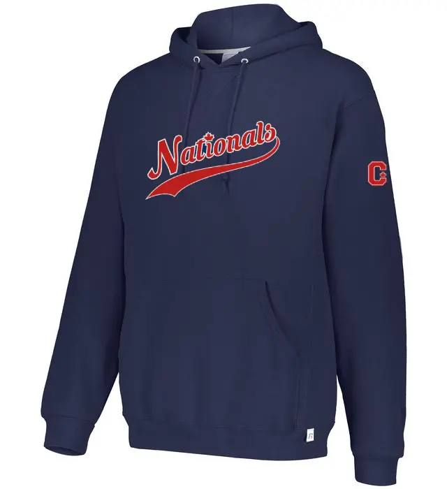 Russell Athletic Caledon Nationals Embroidered Hoodie - Navy 1