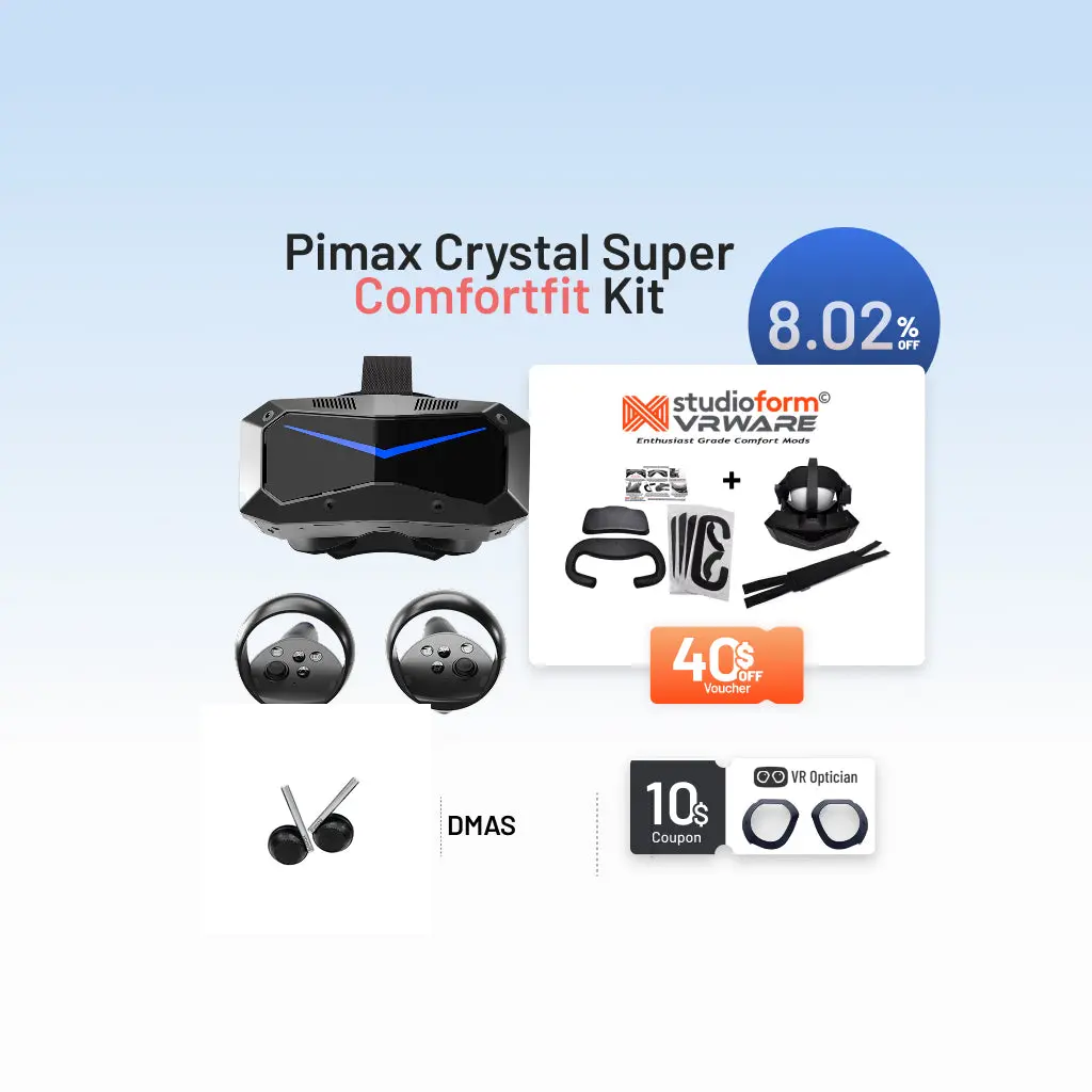 Pimax Crystal Super Comfortfit Bundle - Full Payment 1