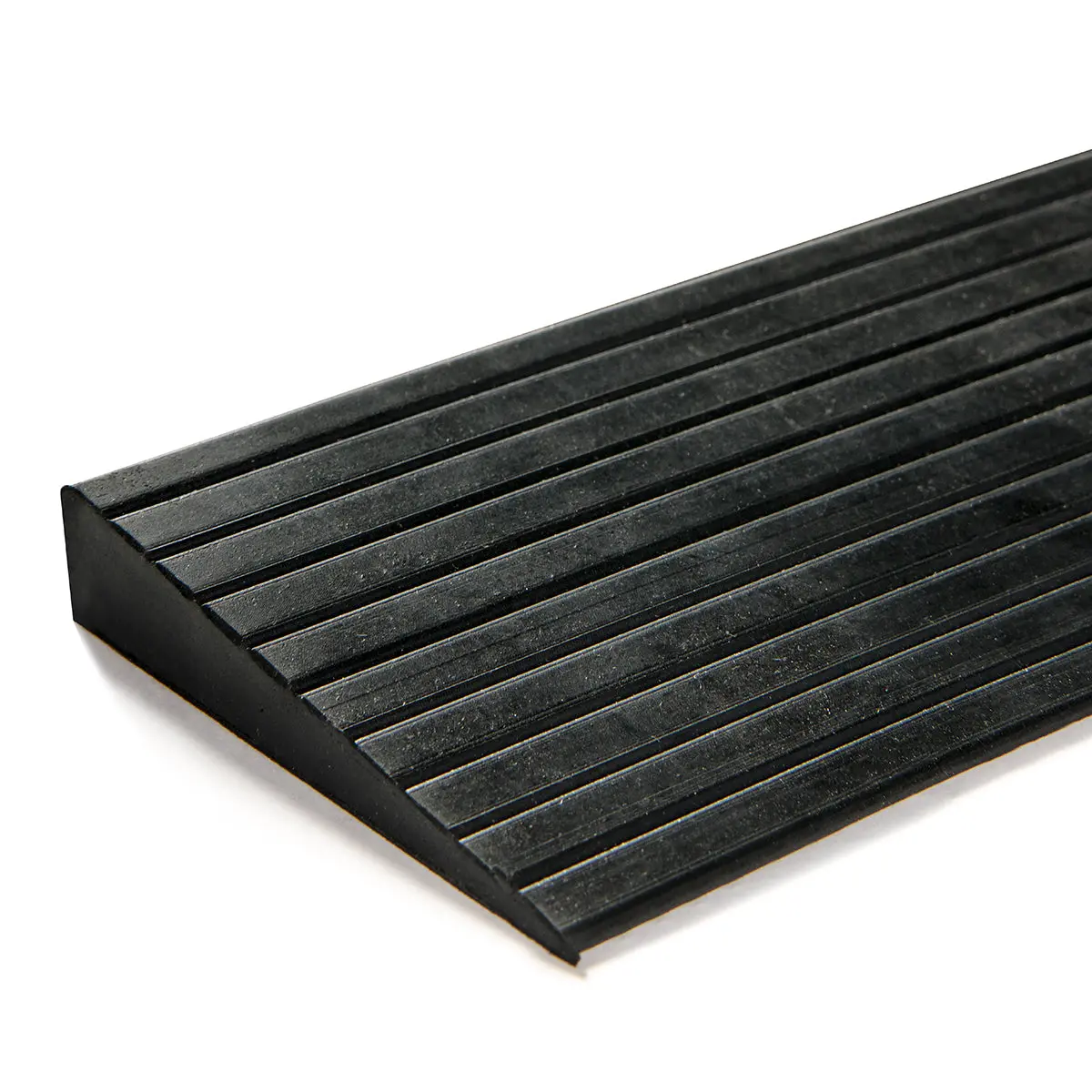 Tapered Granuflex Rubber Gym Mat Edge - 20Mm (1000Mm X 100Mm) 1