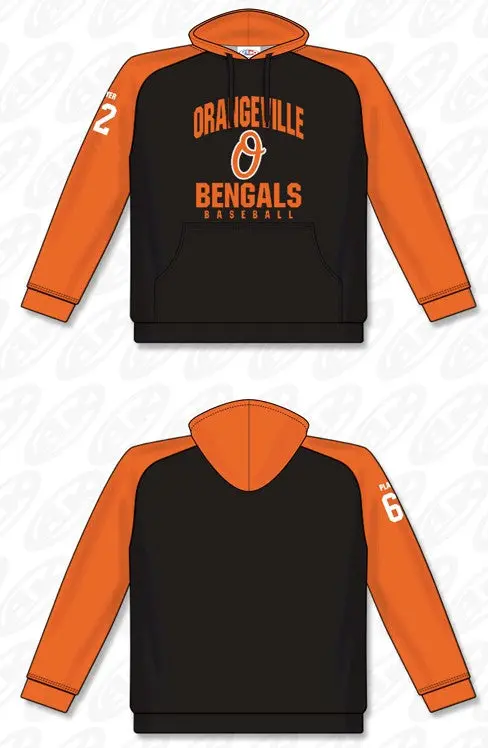 Orangeville Bengals Athletic Knit Sublimated Hoodie 1