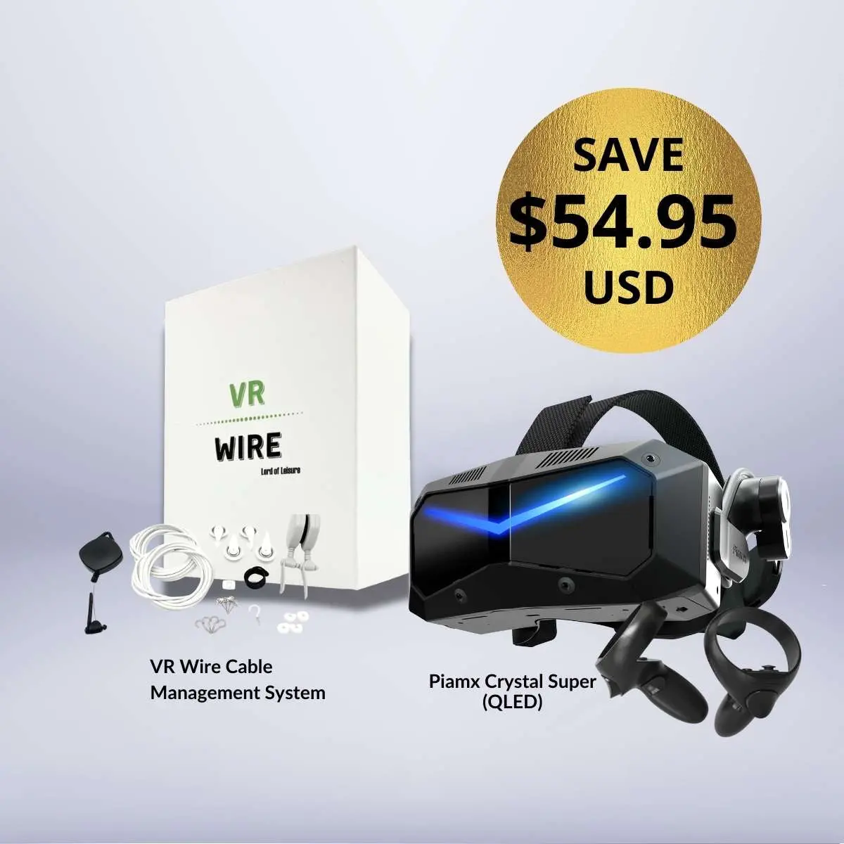 Pimax Crystal Super + Free Vr Cable Management Bundle 1
