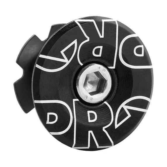 Pro Gap Cap Alu Styrfitting Sort Anodiseret 1 1/8 1