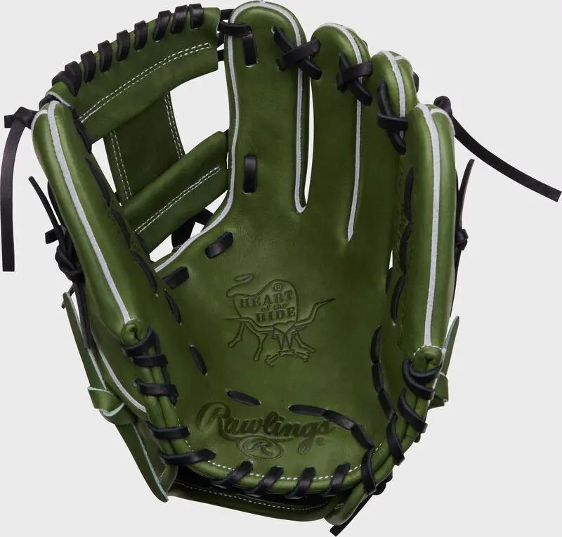 Rawlings Heart Of The Hide 11.5" - Military Green Infield Glove 2