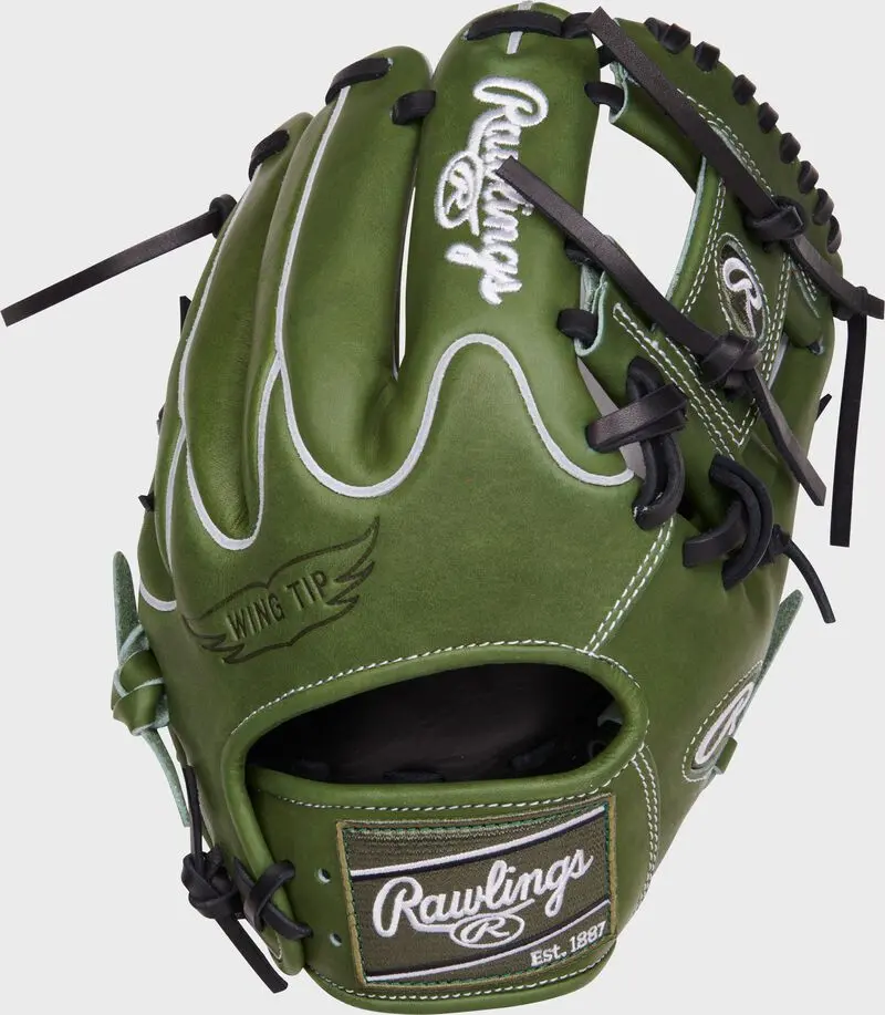 Rawlings Heart Of The Hide 11.5" - Military Green Infield Glove 1