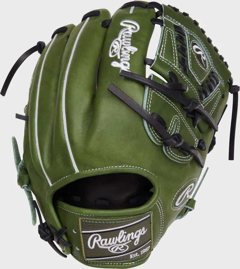Rawlings Heart Of The Hide 11.75" - Military Green Infield/Pitcher Glove 1
