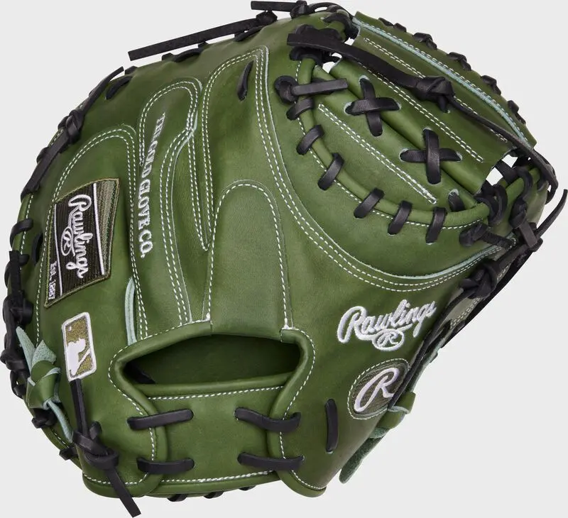 Rawlings Heart Of The Hide 34" - Military Green - Catchers Glove 1
