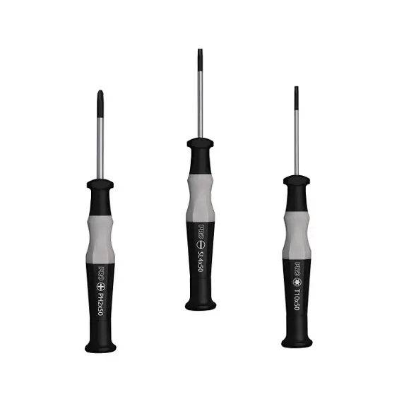Pro Fine Adjustscrewdriver Set H2x50. Ph2x50. T10x50. Sl4x50 1