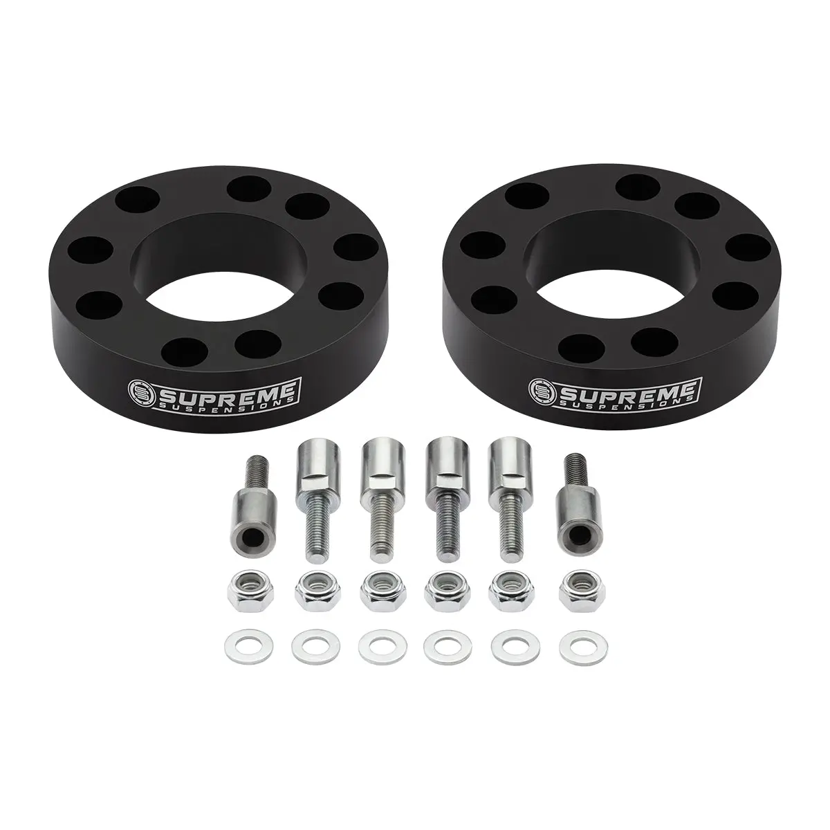 2004-2019 Nissan Titan 2" Front Suspension Lift Strut Spacers With Stud Extenders 2Wd 4Wd 1