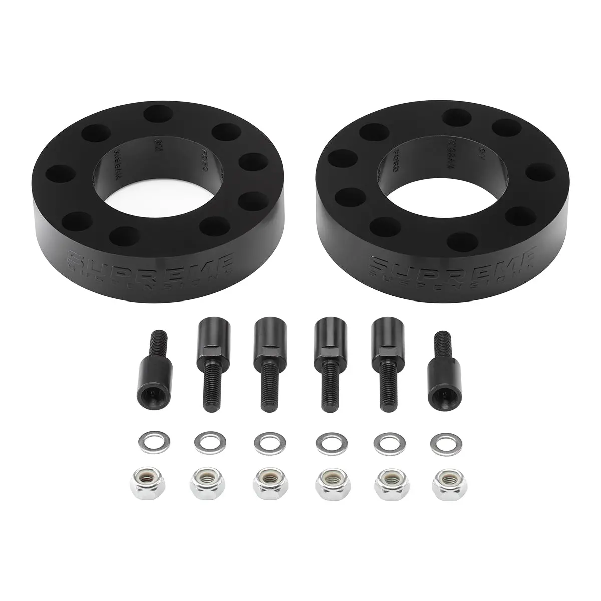 2007(New)-2019 Gmc Sierra 1500 2" Front Suspension Lift Strut Spacers With Stud Extenders 2Wd 4Wd 1