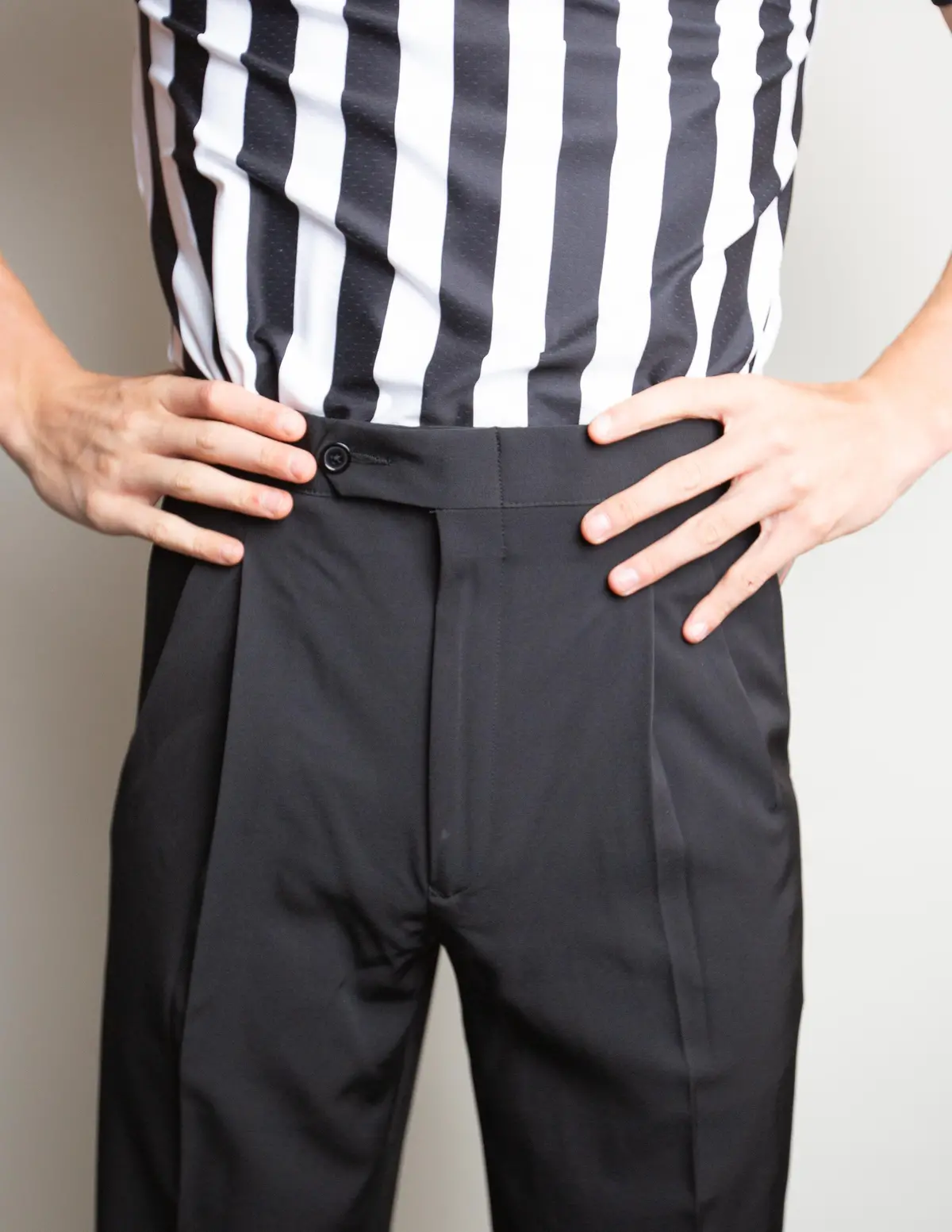 Smitty Pleated Tapered Fit Referee Pants 1