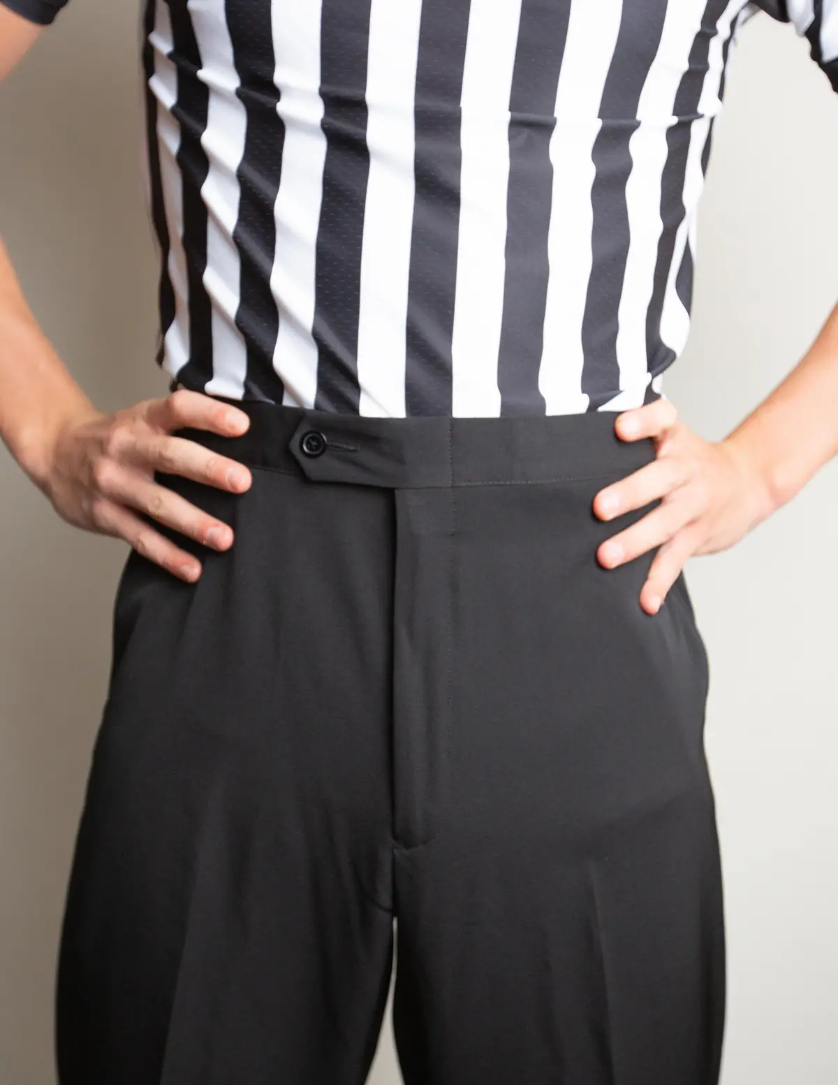 Sale!! Smitty Flat Front Tapered Fit Referee Pants 1