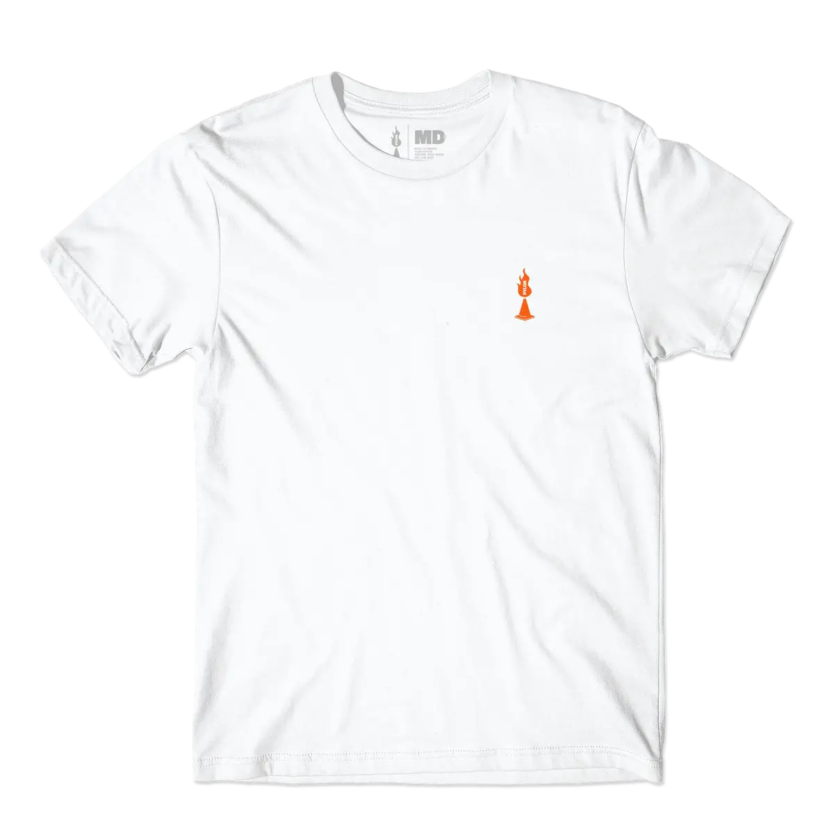 Pylon Logo Left Chest Tee White 1