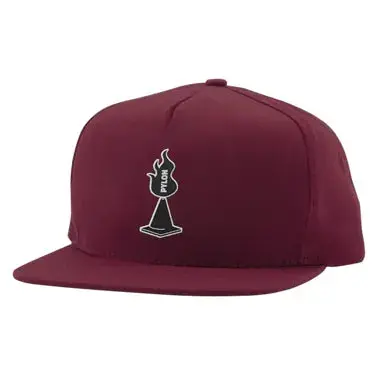 Pylon Logo Cap Snap Back Maroon 1