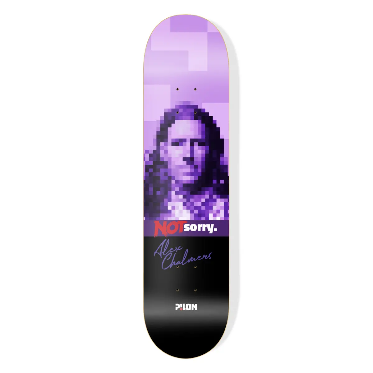 Pylon Skateboards Alex Chalmers Not Sorry 8.5 Inch Wide Deck. 1